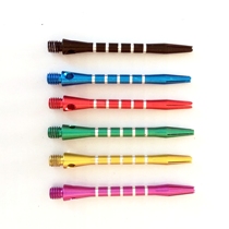 full 10 48mm black red blue green gold purple aluminum alloy flying dart pole tail pole 2BA universal single