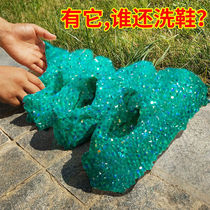 Small white shoes cleaning shoes shoes shoes brush cleaning foam shoe polish special to go to the God yellow whitening disposable