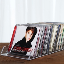(New) Desktop storage desktop shelf cd storage rack display rack record storage box acrylic transparent album CD
