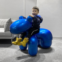 Pony chair Net red animal modeling creative single child chair shoe stool FRP seat designer cartoon chair