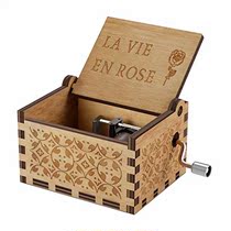 La Vie En Rose Wood Music Boxes- La Vie En Rose