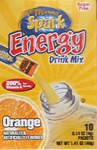 Morning Spark Energy Drink Mix Orange 10 Packets