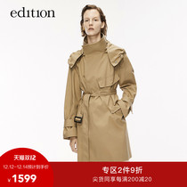 edition windbreaker coat womens autumn and winter overwear overcoat