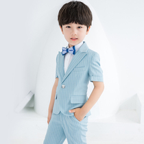 Boy suit suit three-piece small suit host piano performance clothing male flower girl dress handsome British style