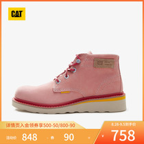 CAT Carter autumn work boots female cow leather light soft low-top womens boots counter the same model