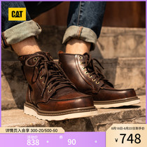  CAT carter evergreen mens shoes old retro non-slip breathable tooling boots mens Martin boots