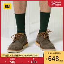 CAT Carter autumn retro casual leather shoes mens comfortable light cowhide casual shoes