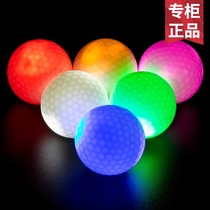 Golf glowing ball multi-color LED electronic movement ball golf ball golf products luminous ball
