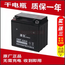 12N9-BS motorcycle battery 125 Diamond leopard silver leopard Prince 150 Qianjiang Long Xin Zongshen 12V9AH battery