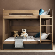 Vimeijia Nordic modern minimalist storage with ladders high and low bed for children up and down bed with high bed and mother bed
