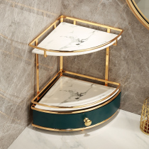 Light luxury cosmetics storage rack Net red finishing storage box dressing table desktop skin care products perfume lipstick shelf