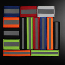 Alpha reflective velcro night walk night run reflective velcro Student night walk safety sticker Coat sticker reflective