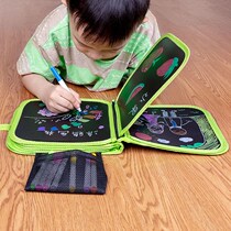 Drawing board children graffiti baby children small blackboard home writing board rewritable water painting book toy artifact