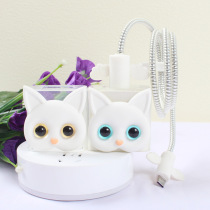 Xiaomi 11pro power cord protective cover 11ultra 10pro Black Shark 3S 67W mobile phone charger sticker data cable winding rope decorative film cartoon cat protective cover wire organizer