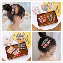 Korean girl baby Velcro hair band children short banghaiton broken hair stickers headband head accessories hair card