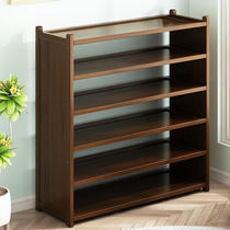 Shoe shelf simple household multifunctional solid wood storage rack dormitory storage artifact economical rental small shoe cabinet