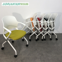 Folding Training Chair Backrest Company staff Computer Office Conference Chair Training Courses Classroom Students Dormitory Chairs