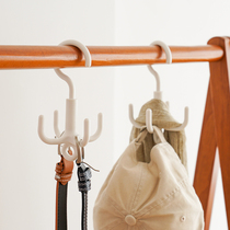 Belt storage hanger towel rack home bow tie storage scarf rack adhesive hook hanging tie belt storage artifact