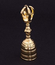 Japan Direct Mail National Treasure Reproduction Toji Edition Kodharma Master Same Vajra Bell Sterling Silver Gilded Esoteric Teaching Tools
