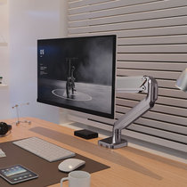 E-Sports computer monitor stand without holes liftable retractable rotating desktop desktop robotic arm dual-screen bracket