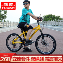 Phoenix childrens bike Boy Female 20 Middle and senior children 8-10-12 years old Primary school student Mountain bike bicycle bicycle