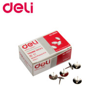 Deli 0020 pushpin press nail tack tack tack wall nail Metal round head nail tack office supplies