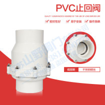 PVC check valve check valve check valve 75 90 110 160 drain pipe anti-reverse underwater water pipe check valve