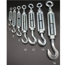 Tensioner rope tightener OC DIN1480 sheep eye adhesive hook Lockler open body flower orchid screw galvanized M12