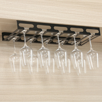 Red wine cup holder upside down household wine cabinet wine rack tall cup holder wine cup holder creative European hanging cup holder