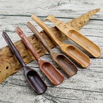 Ebony wooden teaspoon teaspoon teaspoon shovel tea tools tea spoon tea tea spoon tea ceremony tea set accessories