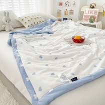 Summer soybeans are covered by summer cool quilts thin cover air conditioning by core single dormitory students double spring and autumn summer by machine washable