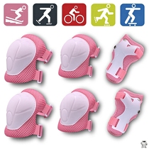Skating knee pads Adult mens and womens ski elbow pads Skating adjustable protective gear Bicycle knee pads Childrens roller skating protective gear