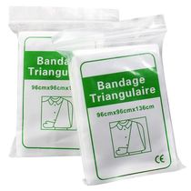 Spot teaching training Nonwoven Triangle Towel Bagged Fixed Gauze Triangle Bandage First Aid Pack
