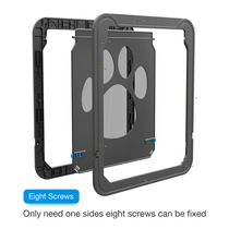Pet Supplies Summer New Window Screen Doors Automatic Closing Dog Doors Dongle Kennel Factory Large Magnet Window Screen Doors