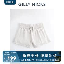 Gilly Hicks2022 spring new products Temperament Satin Shorts Women 314766-1