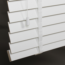 Bamboo wood solid wood Louver Curtain bedroom study blackout basswood blinds toilet waterproof paint Hangzhou