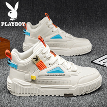 Floral Playboy mens shoes Summer 100 lap high help board Shoe men 2022 New wave casual Shoe men sneakers