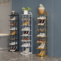 Shoe shelf simple doorway economical storage artifact household indoor multi-storey dust-saving space dormitory small shoe cabinet