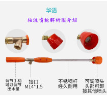 Motor high pressure sprayer spray Rod spray gun spray machine activity nozzle garden machinery agricultural machinery spray gun