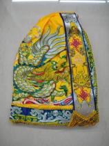 Factory direct sales three-dimensional 43 cm yellow convex embroidered dragon robe Buddha clothes God cloak empress shawl bib for Buddhism and Taoism