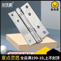 304 stainless steel spring hinge hydraulic buffer invisible door damping hinge automatic closing rebound behind closed door