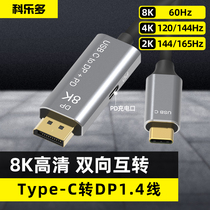typec to dp line 8k1 4 Thunder Power 3 to 60Hz cast screen line Thunderbolt 4usbc adapter line hdmi2 1 for Apple ipad Lenovo Dell xps two-way pen