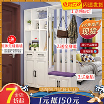 European entrance shoe cabinet Simple modern foyer cabinet Door wardrobe cabinet Screen partition cabinet Living room decoration cabinet combination