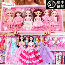 Birthday gift Princess Barbie doll toy set girl simulation exquisite large gift box 2020 new dress
