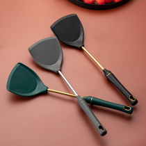 Silicone spatula household cooking shovel non-stick pan special spatula stainless steel long handle spatula high temperature kitchen utensils