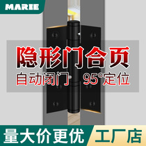 Invisible door hinge automatic closing hinge stainless steel self-closed spring hinge Home hydraulic buffer with damping