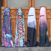 Dreamland gradient waterproof Oxford cloth fin bag free diving long fin storage bag light frog shoe equipment bag tide