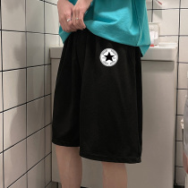 European and American hip-hop shorts mens street oversize all-match half-pants ins tide neutral style loose casual pants