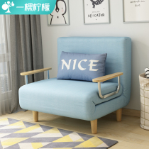 Folding bed sheet bed Bedroom household simple bed Office recliner Nap lunch break bed Couch Sofa bed Dual-use
