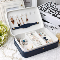 Japanese jewelry box storage box earrings box Jewelry earrings box jewelry handwear storage box ins Wind large capacity
